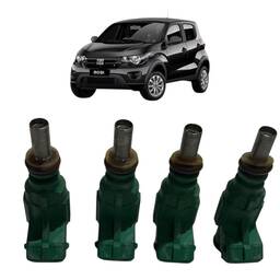 4 BICO INJETOR MOBI UNO 1.0 8V EVO FLEX 0280157171