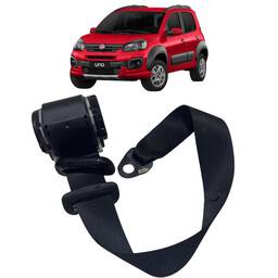 Cinto Segurança Traseiro Esq Origin Fiat Uno Drive 2017 2021