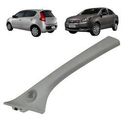 Acabamento Coluna Dianteira Dir Fiat Grand Siena Novo Palio