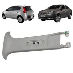 Moldura Coluna Central Esquerda Fiat Grand Siena Novo Palio