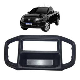 Moldura Rádio Central Painel Fiat Nova Strada 2021 a 2025