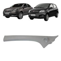Acabamento Coluna Dianteira Esq Fiat Grand Siena Novo Palio