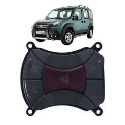 Botão Pisca Alerta Original Fiat Doblò 2012 a 2021