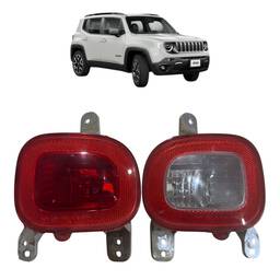 Par Lanterna Parachoque Traseiro Original Renegade 2016 2021