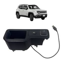Porta Objetos Console Completo Original Renegade 2016 2025