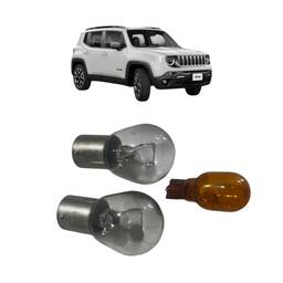 Kit 3 Lampada Lanterna Traseira Original Jeep Renegade 