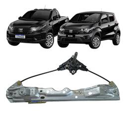 Máquina Vidro Manual Dianteiro Direito Fiat Mobi Nova Strada
