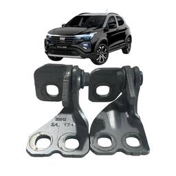 Par Dobradiça Porta Traseira Esquerda Original Fiat Pulse