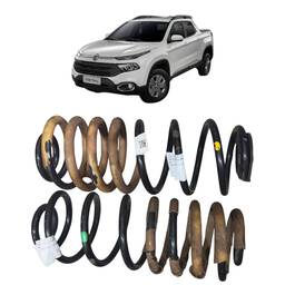 Par Molas Traseiras Original Fiat Toro 1.3 1.8 2017 a 2025