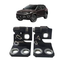 Par Dobradiça Porta Dianteira Direita Jeep Compass 2017 2025