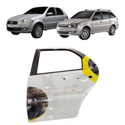 Porta Traseira Esq Original Fiat Palio Siena 2008 a 2016