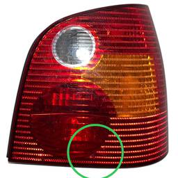 Lanterna Traseira Direita Polo Hatch 2003 2004 a 2006 Ambar