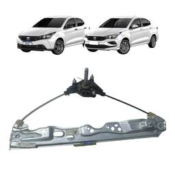 Máquina Vidro Manual Traseira Esquerda Original Argo Cronos