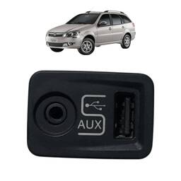 TOMADA USB AUXILIAR ORIGINAL FIAT PALIO WEEKEND 2008 A 2016