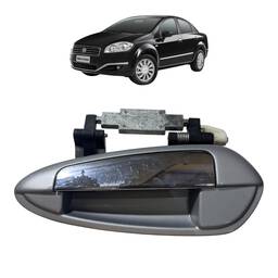 Maçaneta Externa Traseira Esquerda Original Fiat Linea