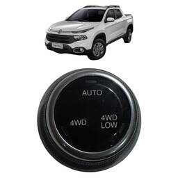 Botão Chave Seleção Tração Original Fiat Toro 2016 a 2021