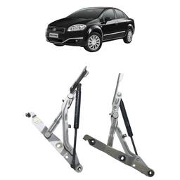 Par Dobradiça Tampa Traseira Original Fiat Linea 2008 a 2016