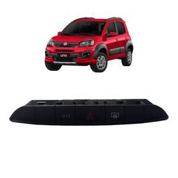 Régua Pisca Alerta City Original Fiat Uno Drive 2017 a 2021