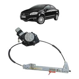 Máquina Vidro Elétrico Traseiro Direito Original Fiat Linea