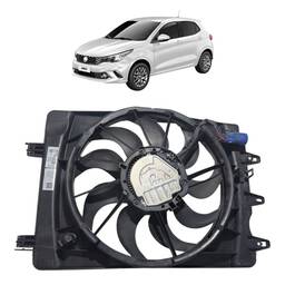 Defletor com Eletroventilador Original Fiat Argo 52102285
