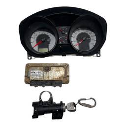 Kit módulo de injeção Ford Fiesta 1.6 Flex 7S6512A650FC 2008