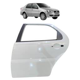 Porta Traseira Esquerda Original Fiat Palio Siena 2008 2016