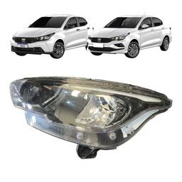 Farol Esquerdo com Led Original Fiat Cronos Argo 2018 a 2026