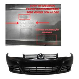 PARACHOQUE NOVO ORIGINAL DIANTEIRO GOLF 2008 2009 A 2013