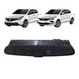 Régua Pisca Alerta Original Fiat Argo Cronos 100254755