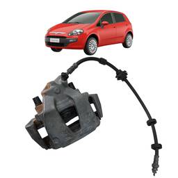 Pinça Freio Dianteira Direita Original Fiat Punto 1.4