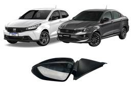 Retrovisor Esquerdo Elétrico C/Pisca Fiat Argo Cronos 17/23