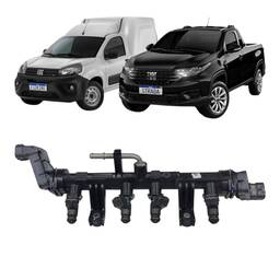 FLAUTA INJETORA COM BICOS ORIGINAL FIAT NOVA STRADA FIORINO 