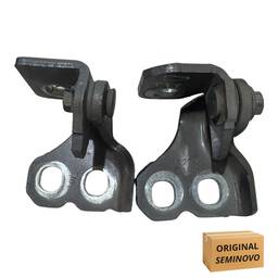 PAR DOBRADIÇA PORTA DIANTEIRA ESQUERDA ORIGINAL FIAT MOBI