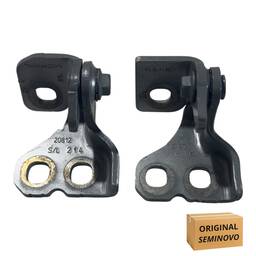 PAR DOBRADIÇA PORTA DIANTEIRA ESQUERDA ORIGINAL FIAT PULSE