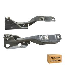 PAR DOBRADIÇA CAPÔ DIANTEIRO ORIGINAL FIAT TORO 2016 A 2025