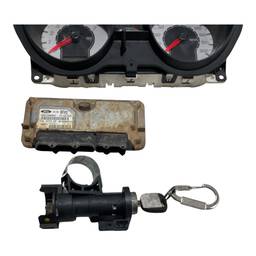 KIT MÓDULO DE INJEÇÃO FORD FIESTA 1.6 FLEX 7S6512A650FC 2008