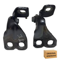 PAR DOBRADIÇA PORTA TRASEIRA ESQUERDA ORIGINAL FIAT MOBI