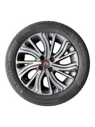 RODA ARO 16 4 FUROS COM PNEU ORIGINAL FIAT