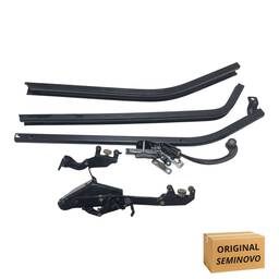 KIT CARRINHO PORTA TRAS DIREITA ORIGINA FIAT DOBLO 2011 2021