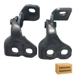 PAR DOBRADIÇA PORTA DIANTEIRA ESQUERDA ORIGINAL FIAT PULSE