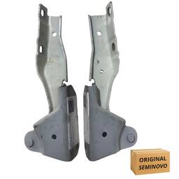 PAR DOBRADIÇA CAPÔ DIANTEIRO ORIGINAL FIAT TORO 2016 A 2025