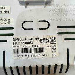PAINEL INSTRUMENTOS ORIGINAL FIAT MOBI 52004033