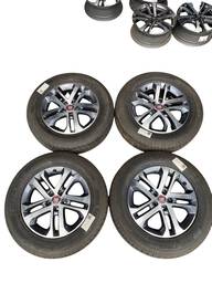 JOGO RODAS ARO 17 5 FUROS PNEUS FORZA HT 225/65 ORIGINA FIAT