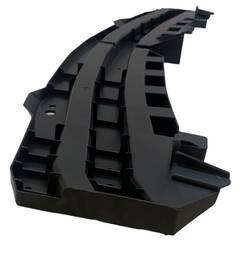 Defletor Parachoque - Toyota Hilux SW4 - 2016 a 2020 - Inferior - Traseiro Direito - Original