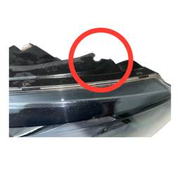 FAROL DIREITO GOL VOYAGE G7 2017 2018 FRISO NEGRO 