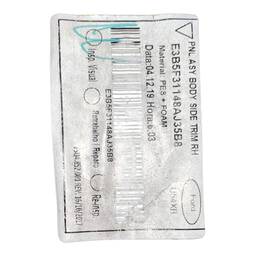 FORRO CARPETE MALAS L.D FORD KA SEDAN 15.. E3B5F31148AJ35B8