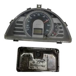 KIT MODULO INJEÇÃO FOX 03/11 1.6 FLEX 032 906 032 AM 