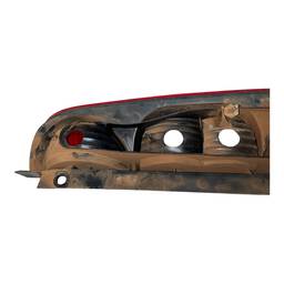 LANTERNA TRASEIRA ESQUERDA FIORINO 2014/LENTE TRINCADA 