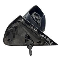 RETROVISOR ESQUERDO SANDERO 15/19 LOGAN 14/19 MANUAL S/PISCA