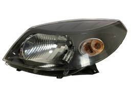 Farol Esquerdo Sandero 2008 a 2011 Masc Negra